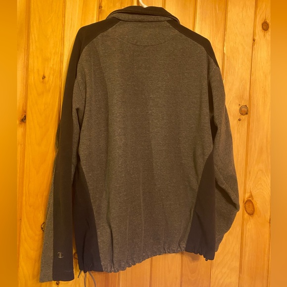 Champion Men’s Gray and Black Zip-Up Fleece Jacket - Picture 12 of 12